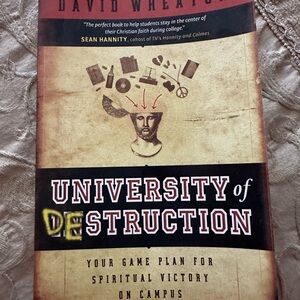University of Destruction Book by David Wheaton